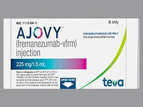 Ajovy: Side Effects, Use, Cost, Dosage, and More .